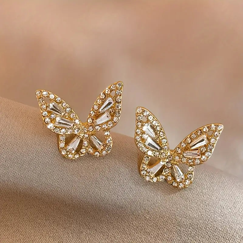 Elegant Butterfly Stud Earrings