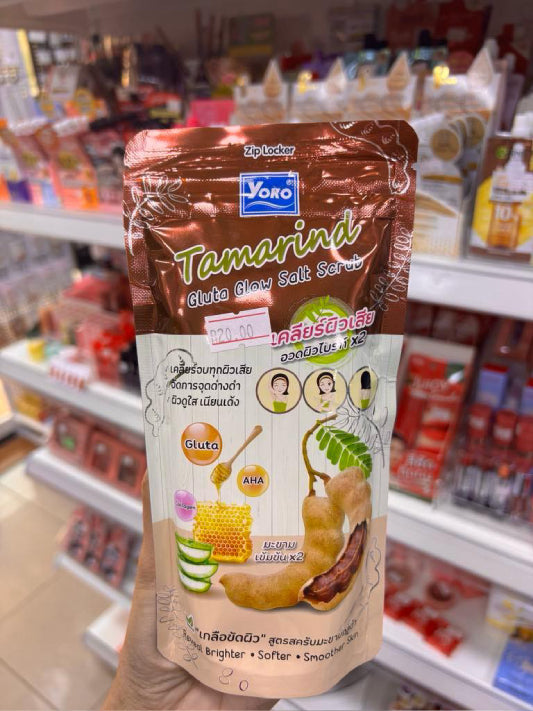 Yoko Tamarind Gluta Glow Salt Scrub