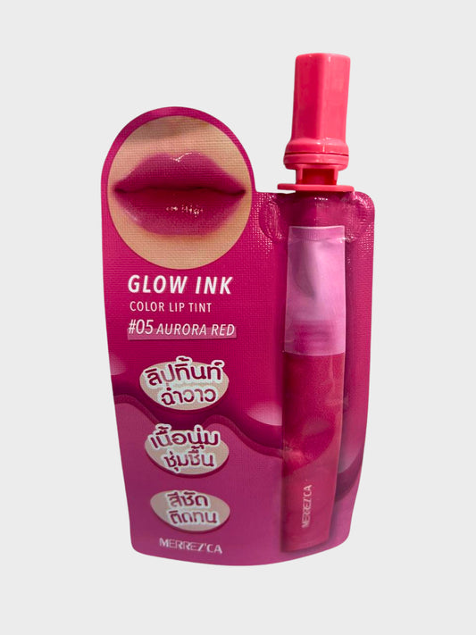 Glow Ink Color Lip Tink - Aurora Red