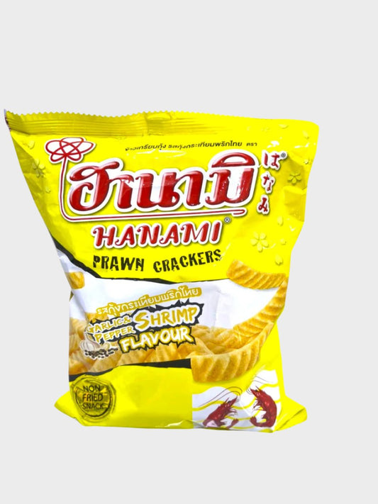 Hanami Prawn Cracker - Garlic & Pepper Shrimp Flavor